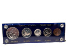 1950 Original Us Proof Set in Blue Plastic Us Proof Set Holder Gem