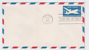 TurtlesTradingPost - Airmail Stationary 7 Cent #UC26- 1958 FDC - Picture 1 of 1