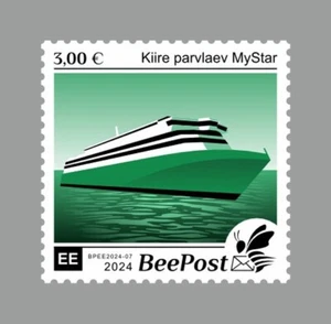 MyStar Ferry Ship MNH Stamps 2024 BeePost Estonia Single Stamp - Picture 1 of 1