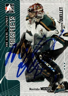 Maxime Ouellet - Signed 2005-06 In The Game Heroes And Prospects Card #217 - Image 1 of 2