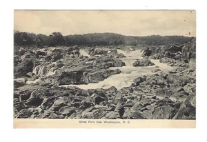 Postal c1909 Great Falls cerca de Washington D.C. - Imagen 1 de 2