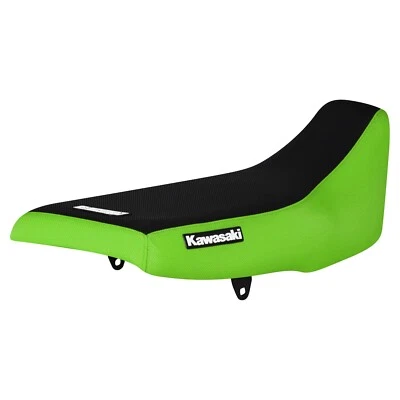 Cubierta de asiento Kawasaki KLR 650 1987-2007 lados verdes/negro superior estándar #220 Foto 1 de 4