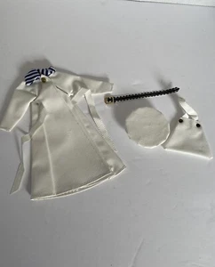 Vintage 1960’s Barbie Clone White  Coat Raincoat & Hat Wendy Babs Lilli - Picture 1 of 6