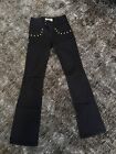 Moschino Jeans Size 26 Studded Rivets Western Y2k Made in Italy