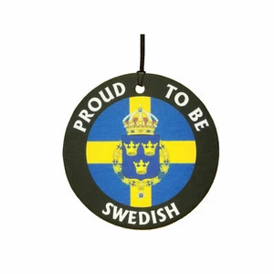 Proud To Be Swedish Car Air Freshener (Xmas Stocking Filler) - Picture 1 of 2