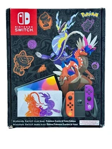 Nintendo Switch OLED Console - Pokemon Scarlet + Violet Edition (EUR/UK Release) - Picture 1 of 6