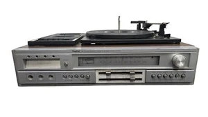 KingsPoint AM-FM-FM Multiplex Kassette 8 Spur Stereoanlage mit Plattenspieler - Bild 1 von 14