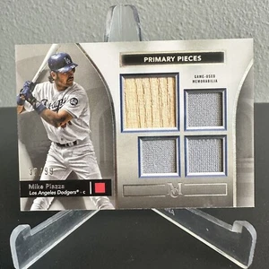 2024 Topps Museum Collection Mike Piazza Primary Pieces Quad Relic Card #/99 - Bild 1 von 3