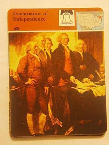 Story of America ~ DECLARACIÓN DE INDEPENDENCIA ~ Tarjeta con foto 03.01 - Imagen 1 de 1