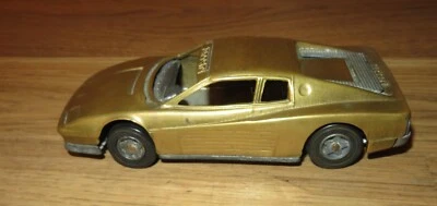 1984 Ferrari Testarossa carro bronze/bronze feito na Itália peça de exibição curiosa de mesa - Imagem 1 de 4