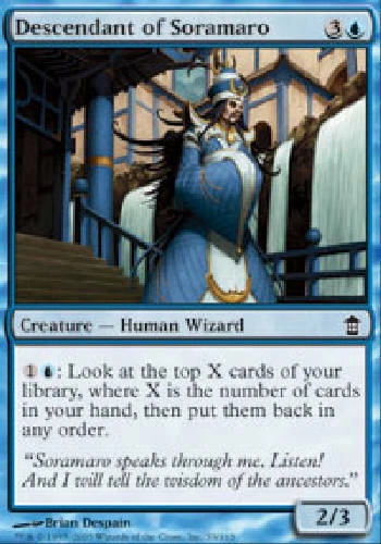 DESCENDANT OF SORAMARO X4 4 4X Saviors of Kamigawa MTG Magic Cards DJMagic - Image 1 of 1