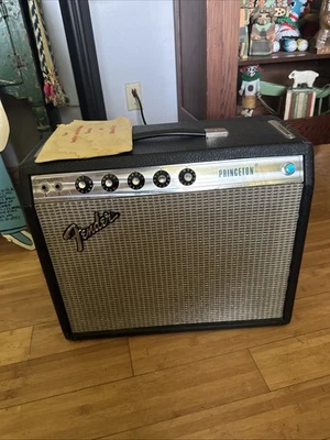 1974 Fender Princeton Amp Silver Face Very Nice!!!~UPDATED~Tested~Read All - image 1 of 4