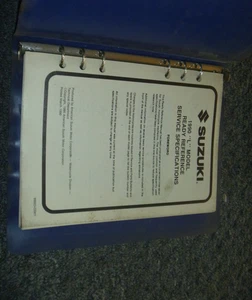 1990 Suzuki RM125L Dirt Bike Motorcycle Specifications Reference Manual xz - Picture 1 of 10