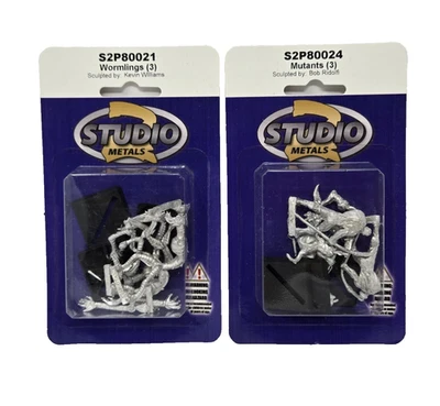 Savage Worlds Metal RGP Figures Mutants +Wormlings Deadlands/Weird West/HoE 28mm - Image 1 of 4