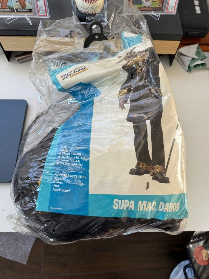 Disfraz de gángster proxeneta Supa Mac Daddy - grande Foto 1 de 4