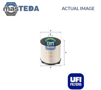 2605800 ENGINE FUEL FILTER UFI FOR CHEVROLET CRUZE,MALIBU,ORLANDO - Image 1 of 4