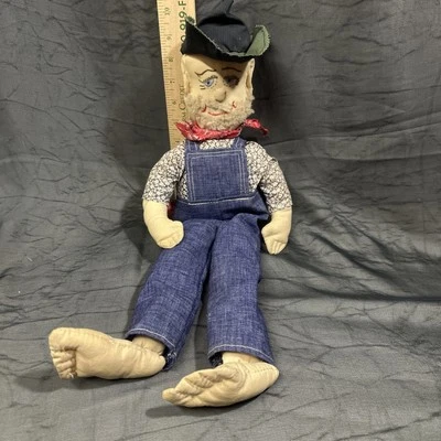 Primitive Folk Art Farmer Ragdoll - Image 1 of 4
