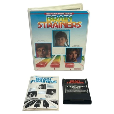 Brain Strainers for Colecovision Complete with Manual 1984 Vintage Untested - Image 1 of 4