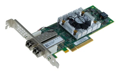 Controller FC QLogic Dell QLE2662 2x SFP+ 16Gb 07FT0G 7FT0G High + 2x MM 16Gb - Bild 1 von 2