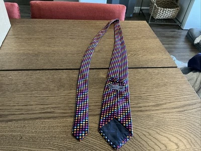 Charles Tyrwhitt Jermyn Street Tie Mens Polkadot Silk Necktie - Made In Italy - Image 1 of 4