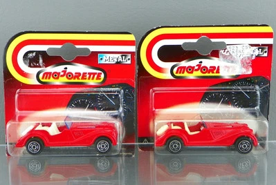 De colección Majorette 200 Series #261 Diecast 1/50 Rojo Morgan Roadster Lote de 2 ¡NUEVO! Foto 1 de 4