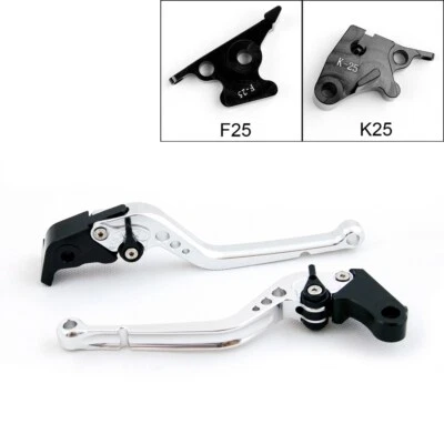 Long Brake Clutch Levers Fit For Kawasaki NINJA 250R 2008-2012 Silver #3 - Imagem 1 de 4