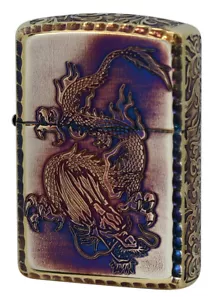 Zippo Lighter Arabesque Dragon japanese style japan free shipping - Picture 1 of 3