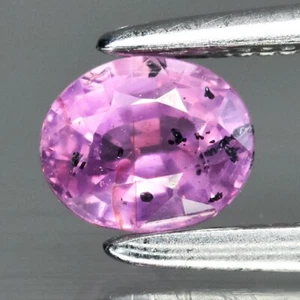 ๐ 0.49ct 4.8x4mm Oval Purplish Pink Sapphire - Unheated, Madagascar Gem - Picture 1 of 4
