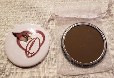Pocket Purse Mirror Arizona Cardinals Cover