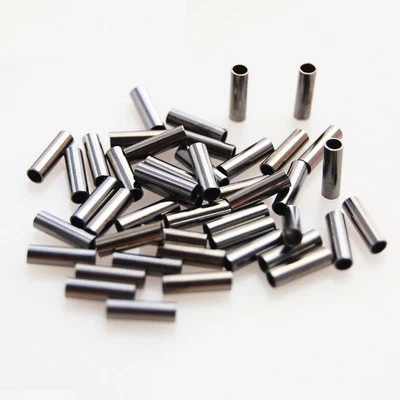 100pcs Copper Single Barrel Crimping Sleeves Copper Tube Connector 0.76-1.9mm - Image 1 of 4