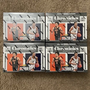 2021 Panini Chronicles NBA Draft Picks Basketball Mega Box Lot of 4 - Picture 1 of 6