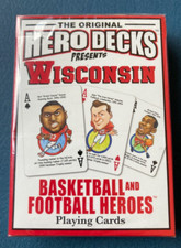 Hero Decks Wisconsin Badgers Football Basketball Playing Cards Deck Dayne Watt