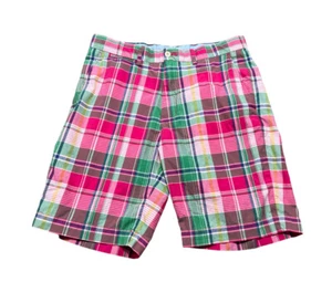 Ralph Lauren Polo Golf Men’s Bright Plaid Chino Shorts Sz 33 9” - Picture 1 of 5