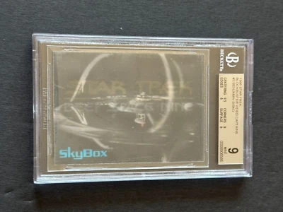 Skybox Star Trek Deep Space 9 1996 Capitán Sisko Avery Brooks Lenticular 3 BGS 9 Foto 1 de 4