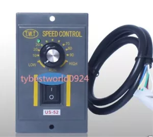 Nuevo 1 pieza Terminales US-52 Interruptor de control de velocidad del motor 120W 220V ~ 240V - Imagen 1 de 2