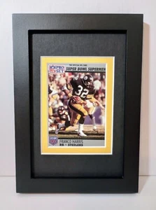 Tarjeta de fútbol americano Franco Harris Pittsburgh Steelers enmarcada placa 1990 conjunto profesional #41 - Imagen 1 de 4
