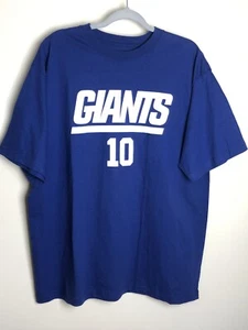 Eli Manning #10New York Giants Reebok Throwback Oversized T Shirt Sz XL Blue NFL - Picture 1 of 12