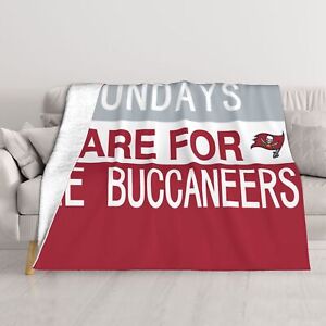Tampa Bay Buccaneers sofa Blanket Sundays Are for The Buccaneers Blanket 60"x50"