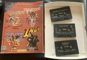 3x Commodore 64 Cassette Games: Gold Fever, Turbo Out Run & Ghouls 'n Ghosts - Picture 1 of 6