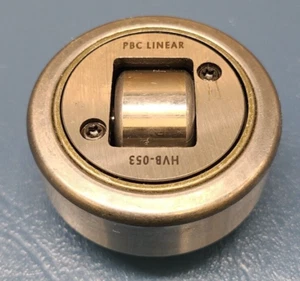 PBC Linear Bearing Assembly HVB-053 Fixed Bearing Rail - Picture 1 of 5