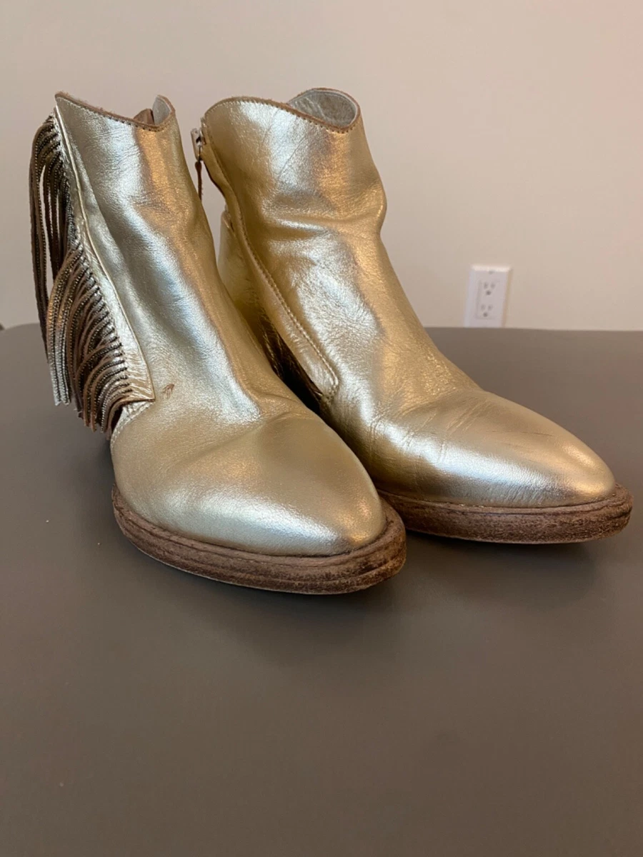 CINZIA ARAIAジッパーブーツメタリックシルバー CINZIA ARAIA靴 Cinzia Araia Double Zip CINZIA ARAIAジッパーブーツ