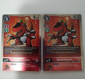 Digimon Tyrannomon X2 #EX1-005 Rare