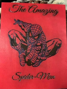 Arte de pared de madera grabado con láser Amazing Spider-Man 11"x14" - Imagen 1 de 1