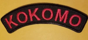 KOKOMO Embroidered Rocker Patch * .75X4" - Picture 1 of 2