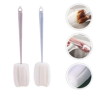 2 Pcs Bottle Handle Brush Cup for Water Bottles Kitchen Cleaner - Picture 1 of 12