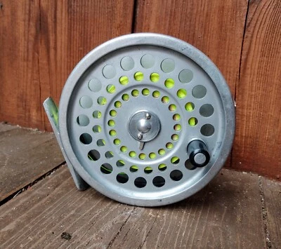 Carrete de pesca con mosca Hardy Bros 3 3/4" Scientific Anglers System 9 (Marquis) ¡Escaso! Foto 1 de 4