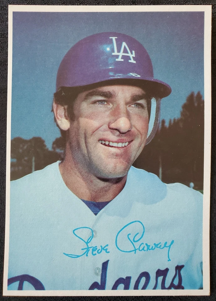 1980 Steve Garvey Los Angeles Dodgers MLB Topps Super Gray Back Card #13  - Image 1 of 2