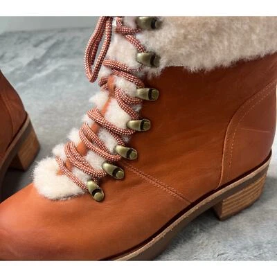 BOTÍN KORK EASY WINSLET CUERO MARRÓN GRANO COMPLETO TALLA 8 $190NUEVO SIN CAJA Foto 1 de 4