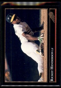 1992 Leaf BLACK GOLD Rickey Henderson