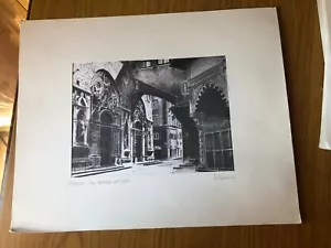 ANTICO DISEGNO SERIGRAFIA STAMPA SU SETA SAN MICHELE ALL' ORTO D' AMICO - Imagen 1 de 3